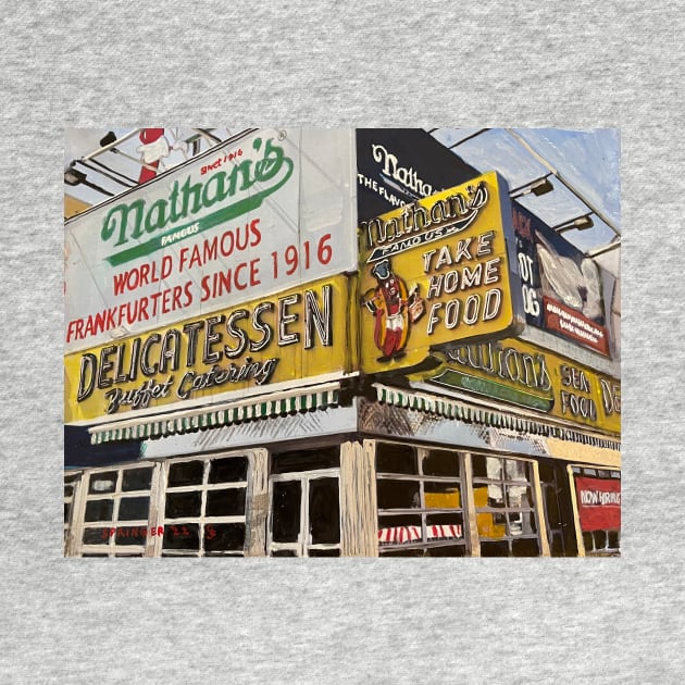 Nathan's - Coney Island by gjspring